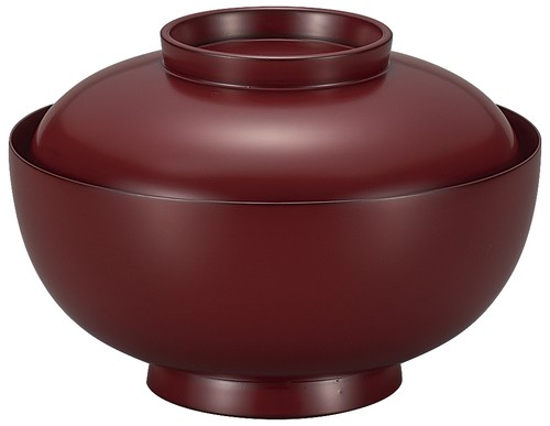 A20-3　雑煮椀揃　仙才型　朱塗