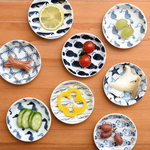 【波佐見焼】【natural69】【cocomarine×Janke】【豆皿】 ココマリンヤンケ お魚 海水魚 食器 北欧 小皿 おしょうゆ皿 【波佐見焼】【natural69】【cocomarine×Janke】【豆皿】 ココマリンヤンケ お魚 海水魚 食器 北欧 小皿 おしょうゆ皿