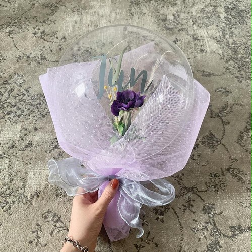 BALLOON FLOWER BOUQUET - burlesque - BALLOON FLOWER BOUQUET - burlesque -