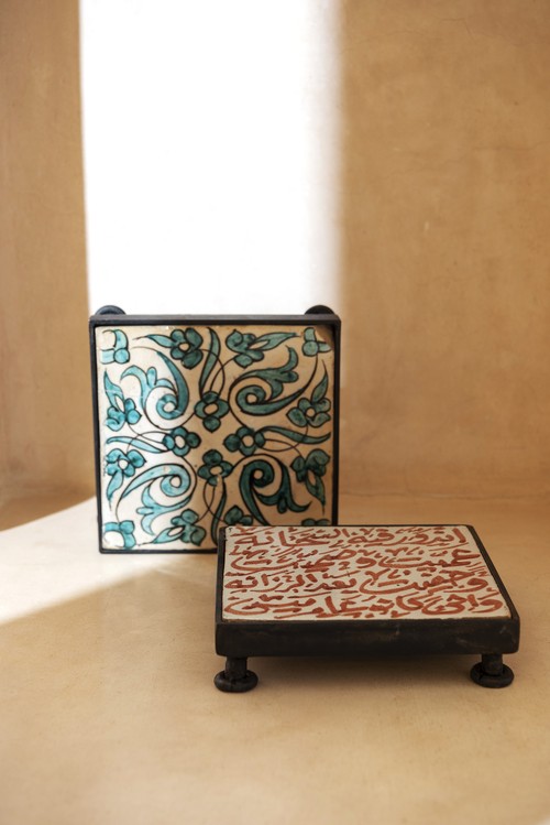 moroccan tile stand