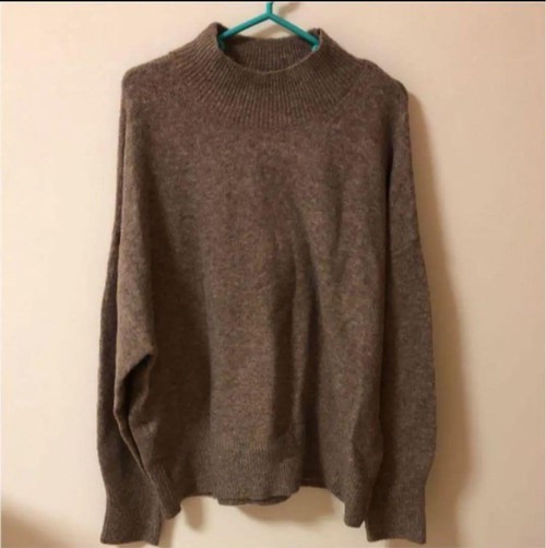 安室ちゃん 安室奈美恵 濃い茶色 M エイチアンドエム アムロ アムラー H M ハイネック ニット セーター Popsite3 レディース メンズ かわいい 可愛い かっこいい 運動 ダイエット アパレル 服 アクセサリーなど