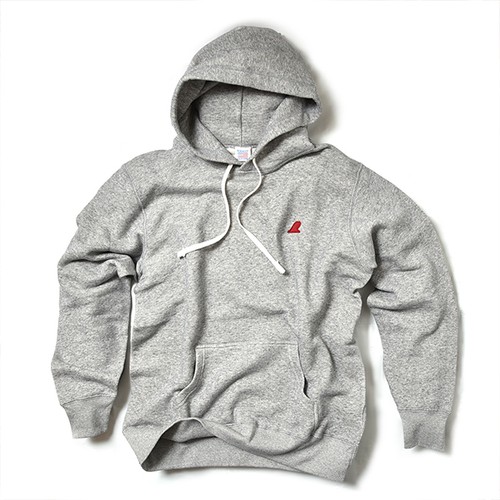 PULLOVER PARKA / RED FIN / HEATHER GRAY