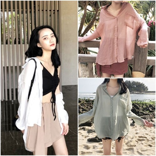 トップス シャツ ブラウス 羽織 長袖 ドルマンスリーブ 透け感 シースルー 薄手 シンプル カジュアル きれいめ 大人 日焼け対策 日焼け防止 Uvカット Eine Katze