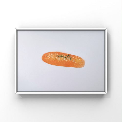 食べ物スプレーアート作品 コッペパン マヨコーン味 Norimiso Wakuwaku Online Shop