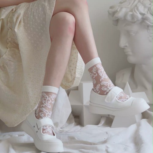 rose sheer socks 2c's rose sheer socks 2c's