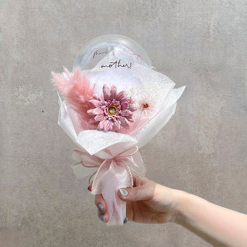 BALLOON FLOWER BOUQUET MINI - stella rose - BALLOON FLOWER BOUQUET MINI - stella rose -
