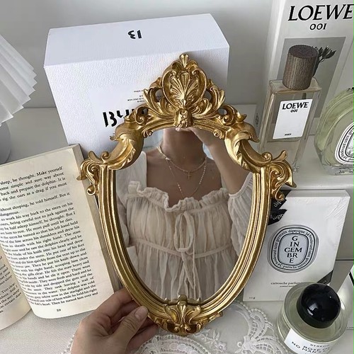 vintage gold fream mirror 2type vintage gold fream mirror 2type