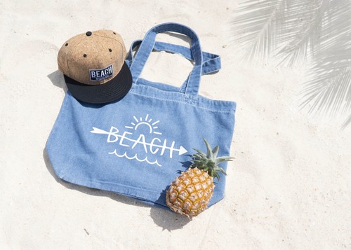 MIYAKOJIMA TIDA BEACH ➡︎ DENIM TOTE L MIYAKOJIMA TIDA BEACH ➡︎ DENIM TOTE L