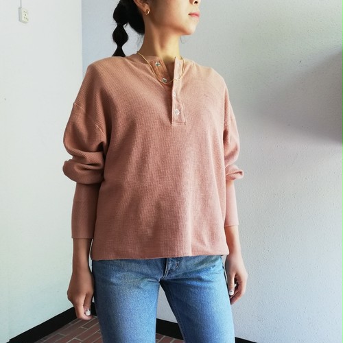 THE SHINZONE(ANDES WAFFLE HENLEY PULLOVER) THE SHINZONE(ANDES WAFFLE HENLEY PULLOVER)