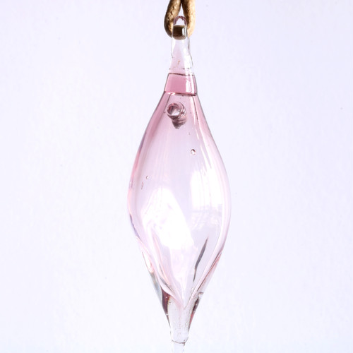硝子のアロマペンダント <Pink & Clear> 硝子のアロマペンダント <Pink & Clear>