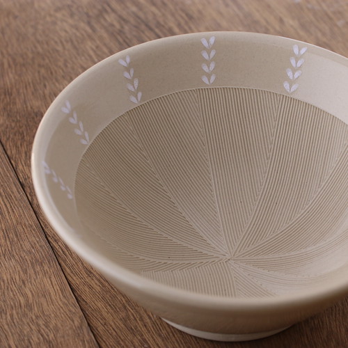 お客様リクエストすり鉢　6号　絵柄 （9月の窯より）