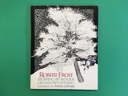Stopping By Woods On A Snowy Evening Robert Frost Susan Jeffers ロバート フロスト スーザン ジェファーズ B152 B コ本や Picture Book Shop