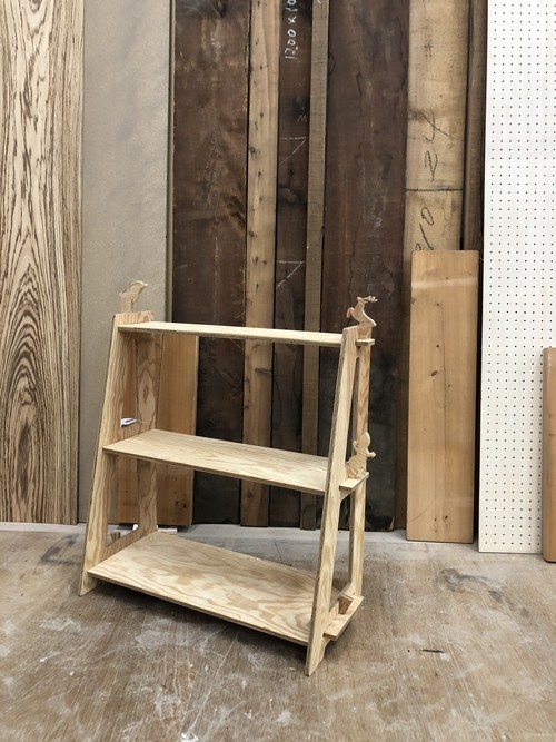 No1 受注生産 組み立て式 ウッドラック 木製雑貨 家具 ガーデン キャンプ Mkk