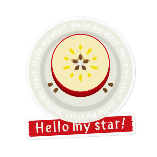 Ct105 輪切りのリンゴ Monyaa Base店