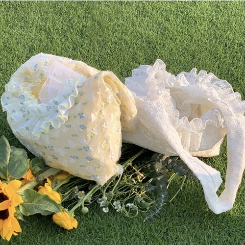 girly frill tote bag 2type girly frill tote bag 2type