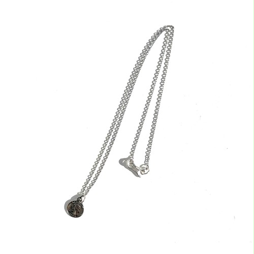 THIS IS MY HAPPY THINGS (Silver coin necklace mini) THIS IS MY HAPPY THINGS (Silver coin necklace mini)