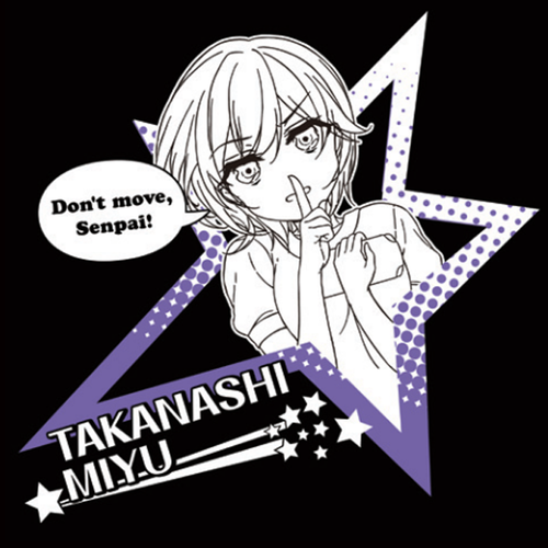 【ストア限定商品】小鳥遊自由オリジナルデザインTシャツ(ブラック)