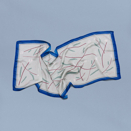 2021SS Scarf fleuret (green) / pink pepper 2021SS Scarf fleuret (green) / pink pepper