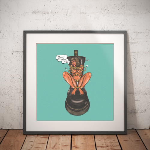 " Crazy about you " Ink-Jet Poster 30×30(cm) [Lot.KDA-006]