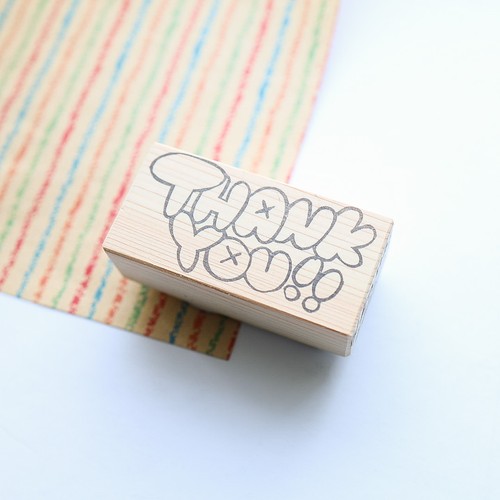 ポップなTHANK YOUはんこ ポップなTHANK YOUはんこ