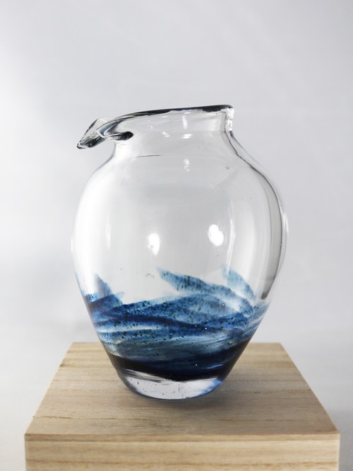 砂金水晶柄大徳利 砂金水晶柄大徳利