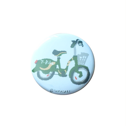 【 ヤマサキ堂 】 台湾モチーフ 缶バッチ(大)T-BIKE 【 ヤマサキ堂 】 台湾モチーフ 缶バッチ(大)T-BIKE
