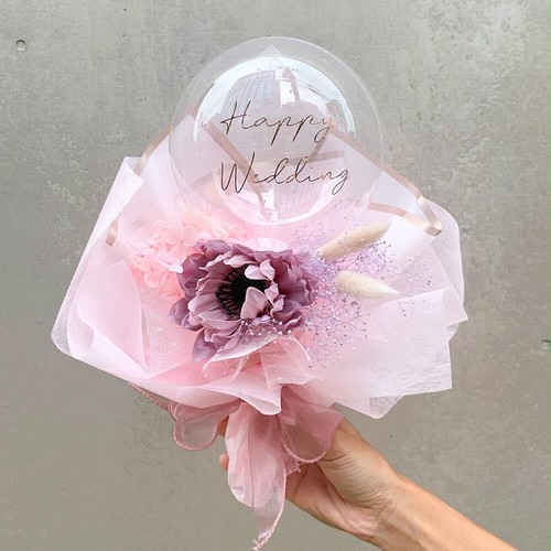 BALLOON FLOWER BOUQUET MINI - melrose - BALLOON FLOWER BOUQUET MINI - melrose -