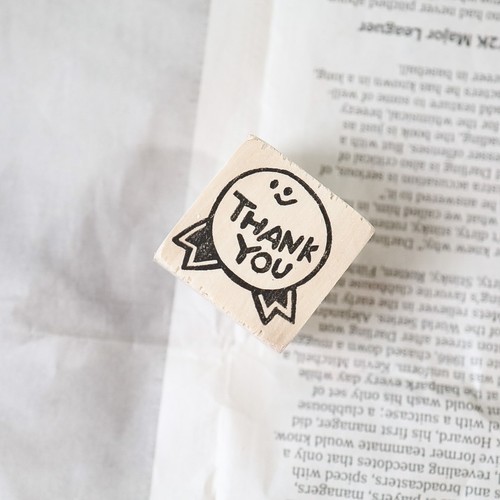 〈はんこ〉THANK YOUラベル 〈はんこ〉THANK YOUラベル
