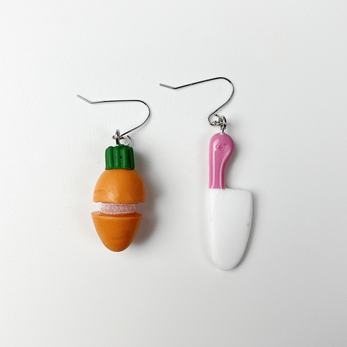 おままごとセットのイヤーカフ ピアス フープ Shibata Takahiro Online Shop