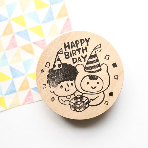 〈はんこ〉HAPPY BIRTHDAY! 〈はんこ〉HAPPY BIRTHDAY!