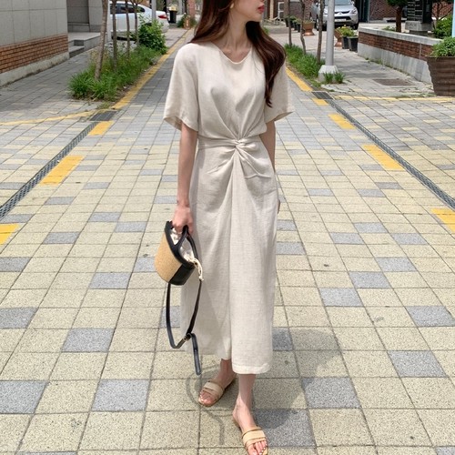 ウエストデザインナチュラルワンピース U5971 Udresser