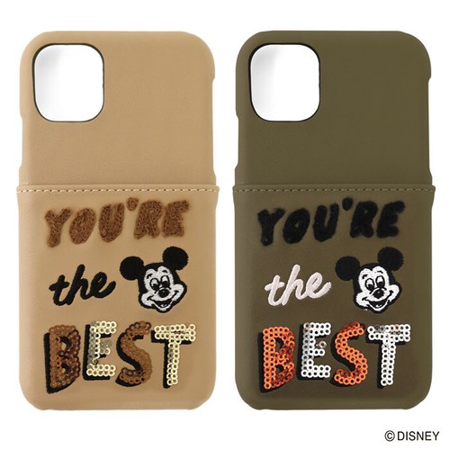 送料無料 Iphone11 Iphonexr ディズニー ミッキーマウス Puレザー ケース カバー スパンコール 刺繍 背面 ソフトケース ソフト ハードケース カード収納 ポケット キャラクター グッズ ミッキー 6 1 Iphone 11 Xr アイフォン イレブン スマホカバー スマホケース S Su