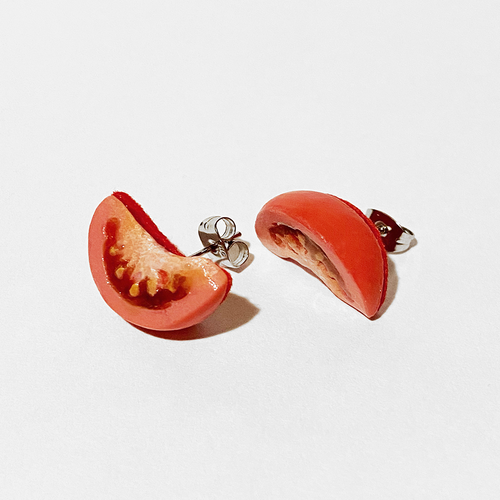 カットトマトのピアス Shibata Takahiro Online Shop