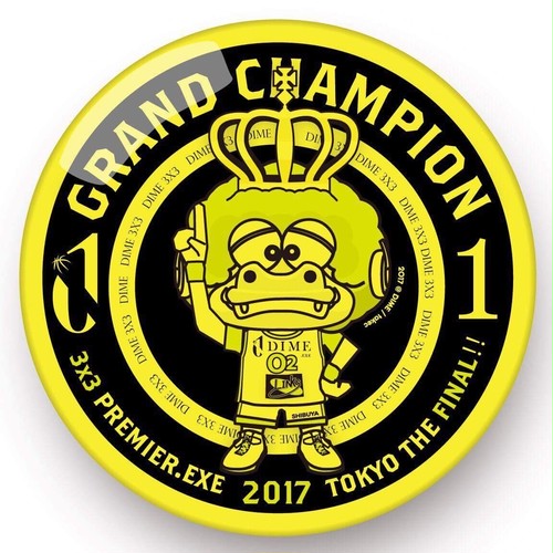 TOKYO DIME 2017 GRAND CHAMPION 記念缶バッチ