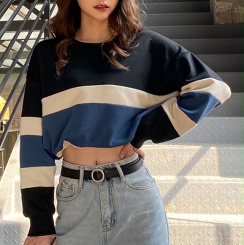 トップス 韓国風ins人気cecゆったりシンプルセクシーｔシャツ ファッションプチプラ通販のxacart 代 30代に話題のトレンドファッション通販