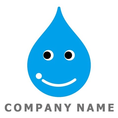 水滴イメージ ロゴデザイン ロゴラボ
