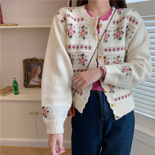rétro flower cardigan rétro flower cardigan