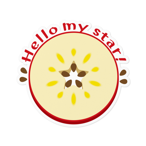 Ct105 輪切りのリンゴ Monyaa Base店