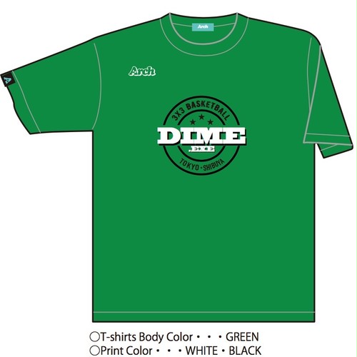 TOKYO DIME オリジナルTシャツ2017 "DIME COIN" GREEN
