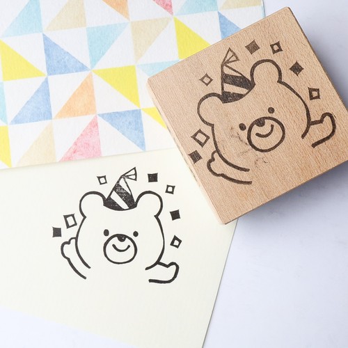 にぎやかくま氏のパーティーはんこ にぎやかくま氏のパーティーはんこ