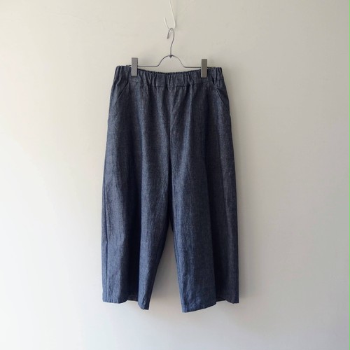 shima・shima イージークロップドワイドパンツ shima・shima イージークロップドワイドパンツ