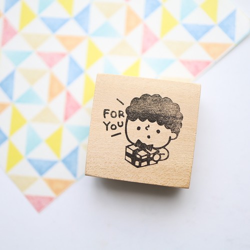 〈はんこ〉チャーリーのプレゼント 〈はんこ〉チャーリーのプレゼント