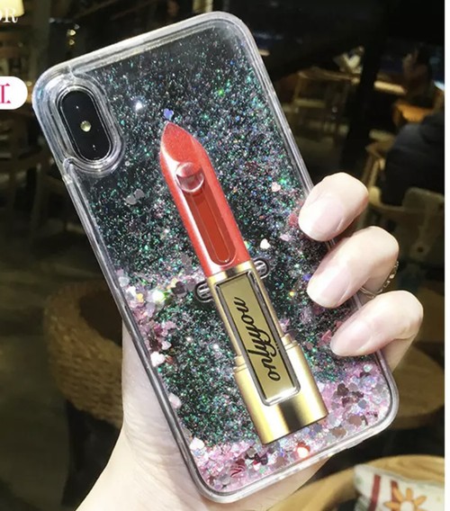 キラキラの口紅が可愛い Iphoneケース Micchi Shop