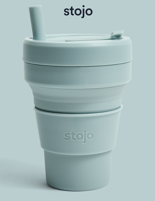 Stojo NY発!エコな折りたためるタンブラー Stojo NY発!エコな折りたためるタンブラー
