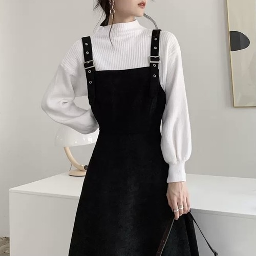 ベルトサスペンダーワンピースml948 Maison De Lyla