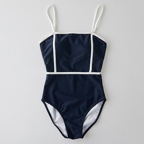 送料無料 水着 ワンピース キャミソール スクール水着 オーソドックス シンプル カジュアル 夏 海 海水浴 リゾート 旅行 温泉 Eine Katze