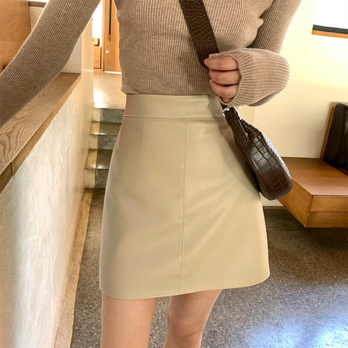 colour leather short skirt 4c's colour leather short skirt 4c's