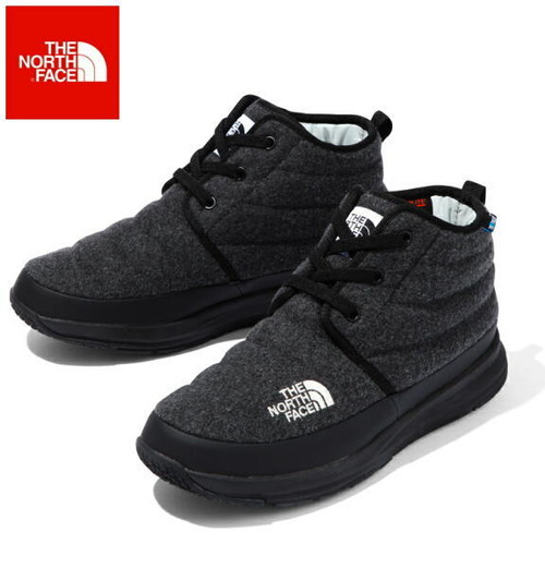 ノースフェイス ブーツ ヌプシトラクションライトVウォータープルーフチャッカ THE NORTH FACE NF51986 ミックスグレーウール