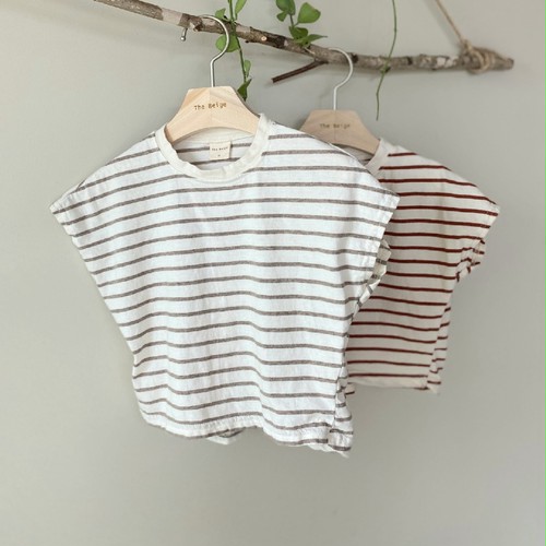 【即納】フレンチボーダーTee the beige 【即納】フレンチボーダーTee the beige