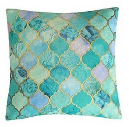 モロッコ風クッションカバー 西海岸インテリア カリフォルニア インスタ映え 45 45cm カラフル リゾート アメリカ雑貨 Kai Hmf